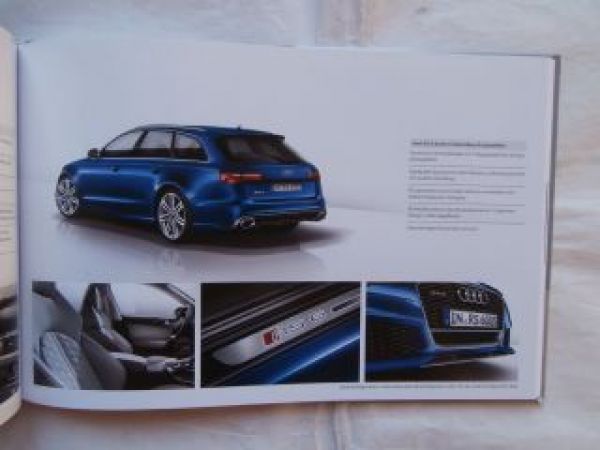 Audi RS 6 Avant Prospekt Buch September 2013 NEU