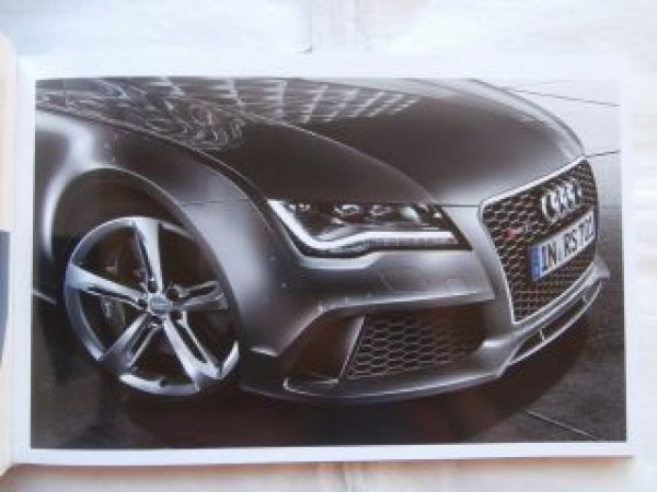 Audi RS 7 Sportback Prospekt Buch Mai 2013 NEU Rarität