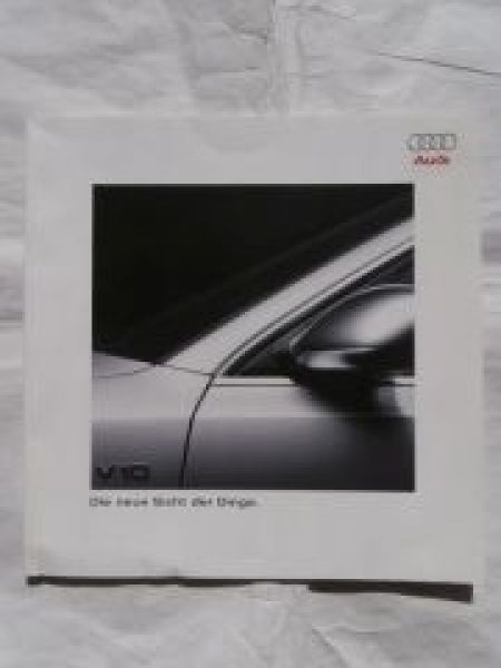 Audi S8 V10 Prospekt März 2006 Rarität