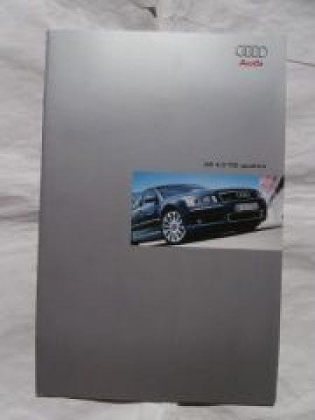 Audi A8 4.0TDI quattro TypD3 März 2003 Rarität