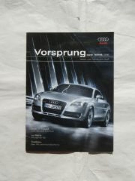 Audi Vorsprung News 2/2006 TT Coupé,Le Mans,R10 TDI,RS4,S6,S8