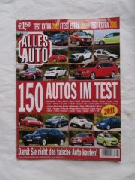 Alles Auto 2011 Test Extra 150 Autos im Test