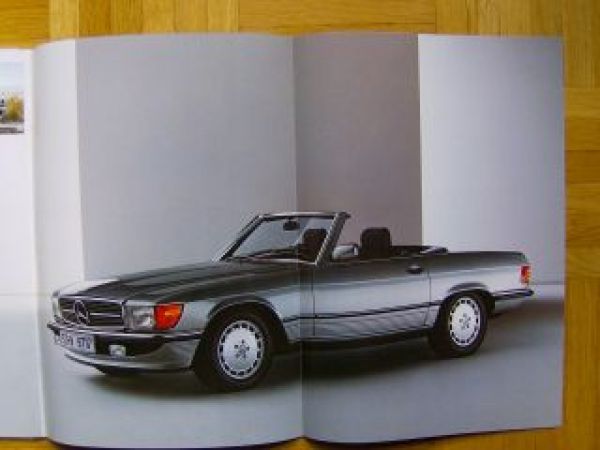 Mercedes Benz PKW W201 W124 W126 R107+G Prospekt 6/1986