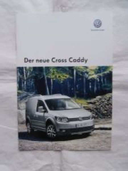 VW Cross Caddy Prospekt Mai 2013 NEU