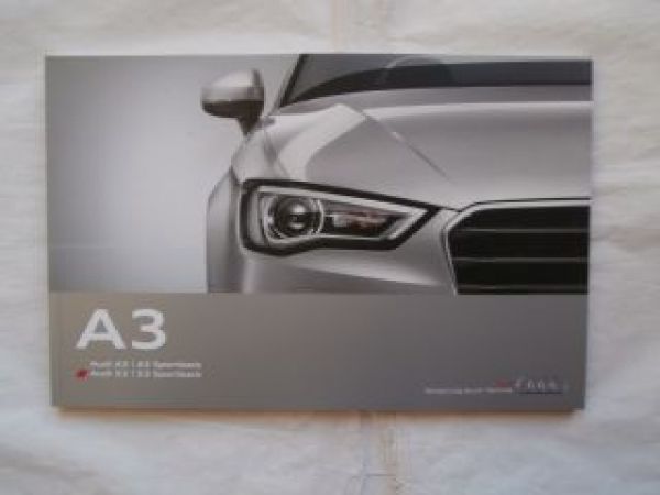 Audi A3 +Sportback + S3 Typ8V + s line +design selection 4/2013