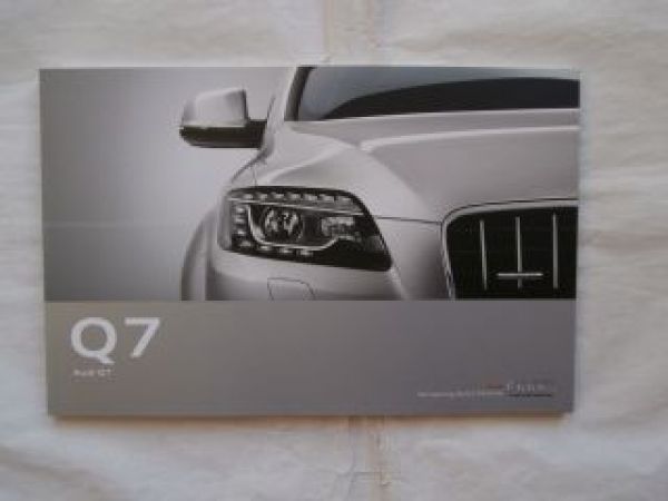 Audi Q7 +s line +exclusive Prospekt Juli 2013 NEU