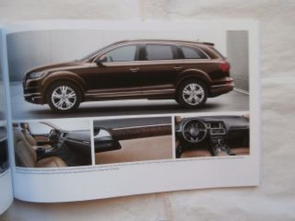 Audi Q7 +s line +exclusive Prospekt Juli 2013 NEU