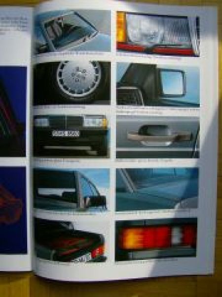 Mercedes Benz W201 190, 190E, 190E 2.6 Prospekt 8/1985