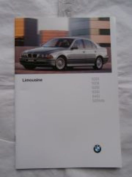 BMW 520i 523i 528i 535i 540i 525tds E39 Limousine September 1996