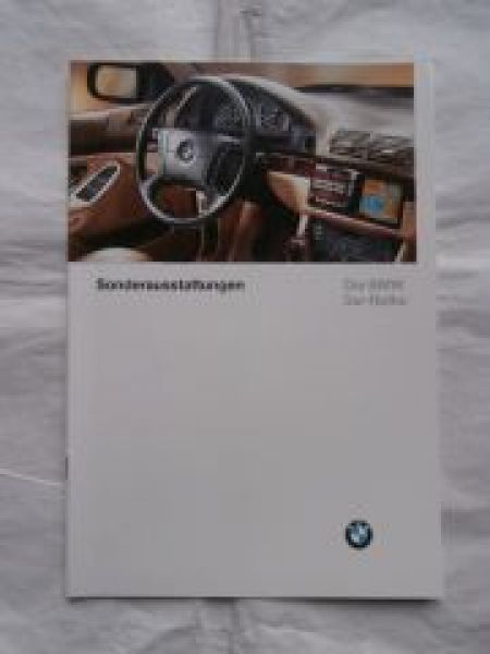 BMW 5er Reihe E39 Sonderausstattungen September 1996