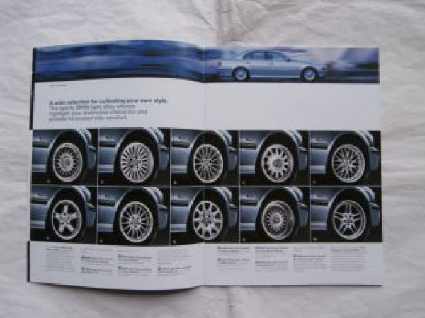 BMW 5 Series Special equipment Brochure E39 September 1999