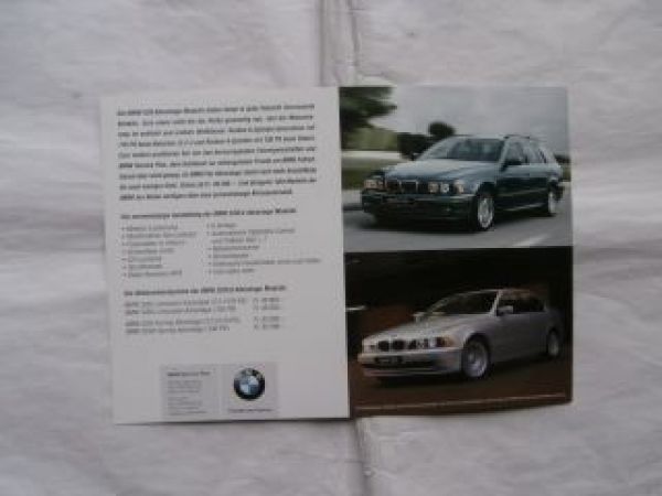 BMW 520i 520d Limousine/Touring Advantage Paket E39
