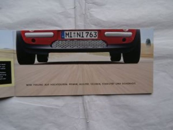 BMW Mini R50 Die Zeichen stehen auf Fahrspass Prospekt NEU