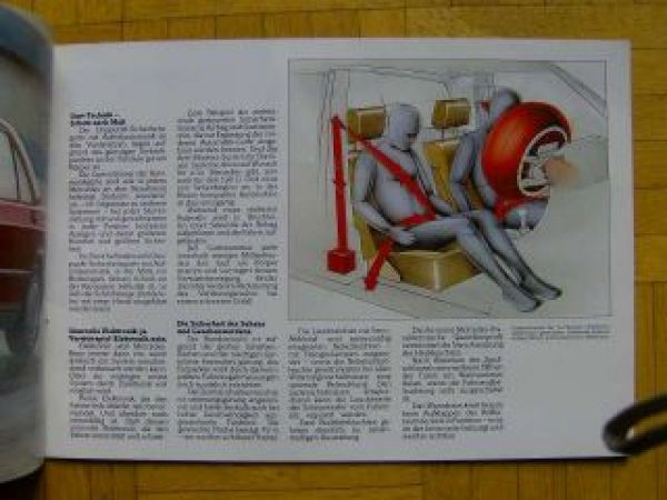 Mercedes Benz W201 190D 8/1983 Prospekt Rarität