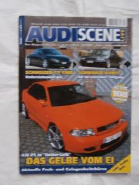 Audi Scene Live 4/2001 TT Coupé,100 Coupé S, Audi 80 Sport Typ89