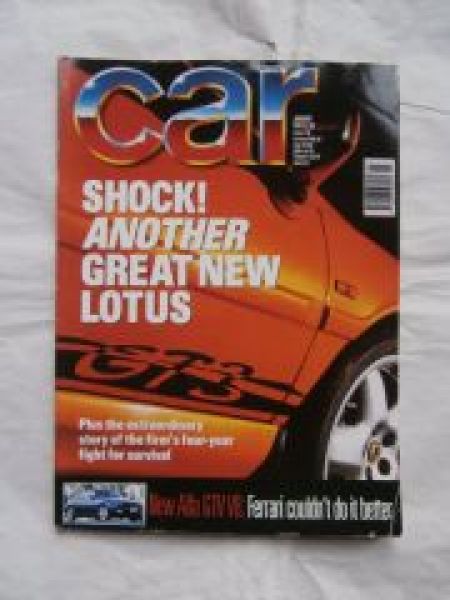 car magazine 1/1997 Alfa GTV V6,DB7,XK8,McLaren F1,SLK vs.Boxste