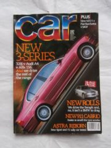 car magazine 4/1998 328i E46 vs. A4 vs. Alfa 156,911 Cabriolet (