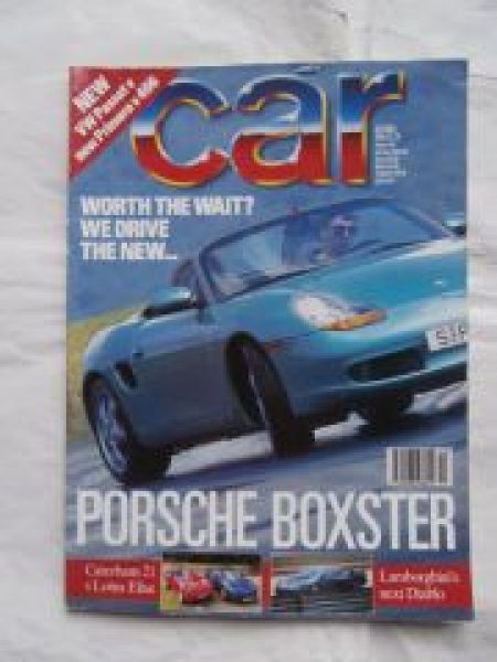 car magazine 10/1996 Porsche Boxster,Caterham 21 vs.Lotus Elise