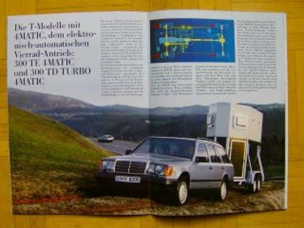 Mercedes Benz W124 200TD-300TD Turbo,200T-300TE 6/1986