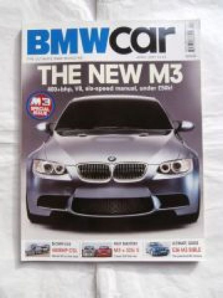 BMW car 4/2007 M3 Special Issue E92,M3 E30 vs. 325iS,M3 E36 Coup