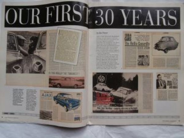 car 30th Birthday Supplement Sonderheft 1962-1992