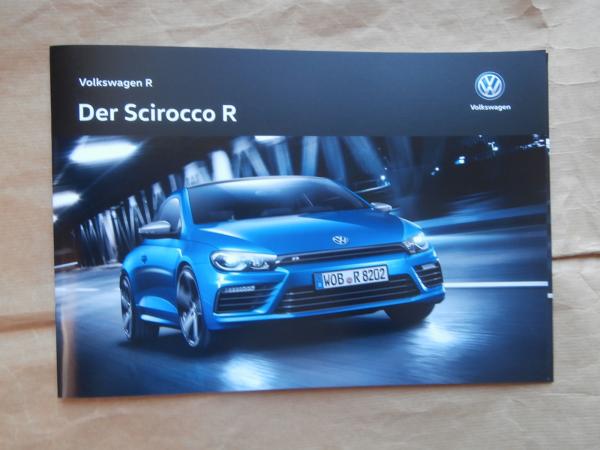 VW Scirocco R (Typ 13) Prospekt Mai 2016 NEU