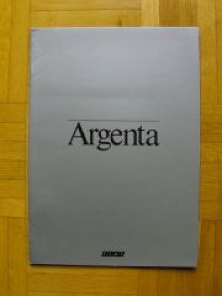Fiat Argenta Prospekt UK Englisch 5/1983 Rarität
