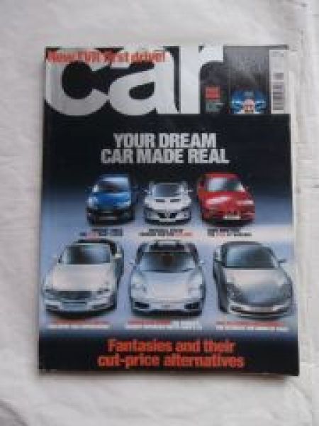 car 8/2001 Peugeot 206CC, Vauxhall VX220,BMW 850i E31,