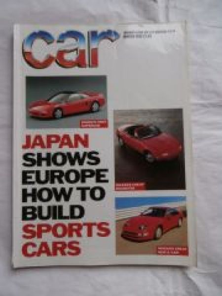 car 3/1989 Volvo 480 Turbo, BX 4x4,Seat Ibiza, Maserati 2.24V,
