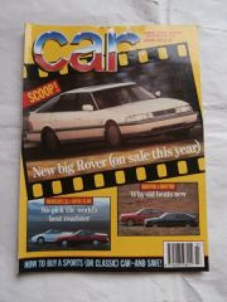 car 3/1991 Hyundai S coupé,Rover 825D,Fiat Croma,G-Klasse,