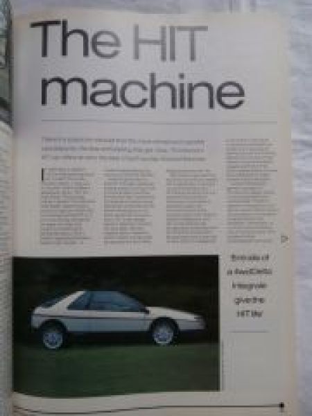 car 8/1988 Honda Concerto, Audi 90 Quattro 20V, Mitsubishi Galan