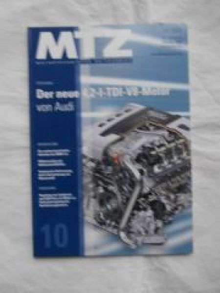 MTZ 10/2005 Audi 4,2-L-TDI-V8-Motor, Antriebe im BMW 7er E65,