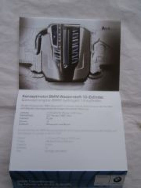 BMW 7er Clean Energy E65 +E38 Prospekt Rarität