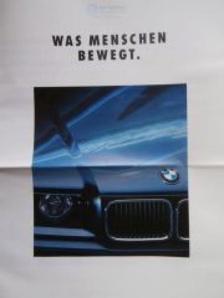 BMW 316i-325i E36 Prospekt Vorstellung September 1990 Rarität