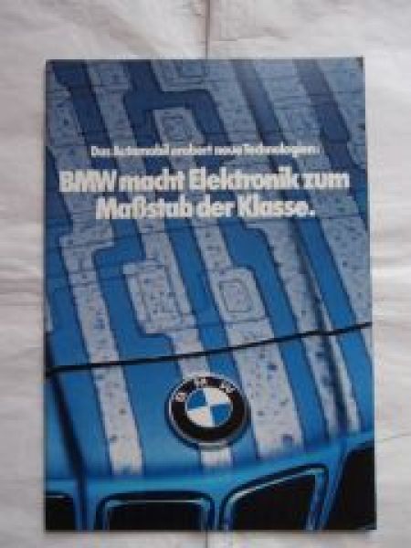 BMW macht Elektronik zum Maßstab der Klasse März 1981