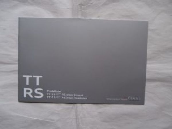 Audi TT RS TT RS plus Coupé Roadster August 2013 NEU