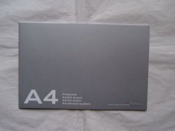 Audi A4/Avant +S4 + allroad quattro 5.August 2013 NEU