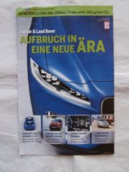 Auto Bild Jaguar & Land Rover 12 Seiten Extra NEU