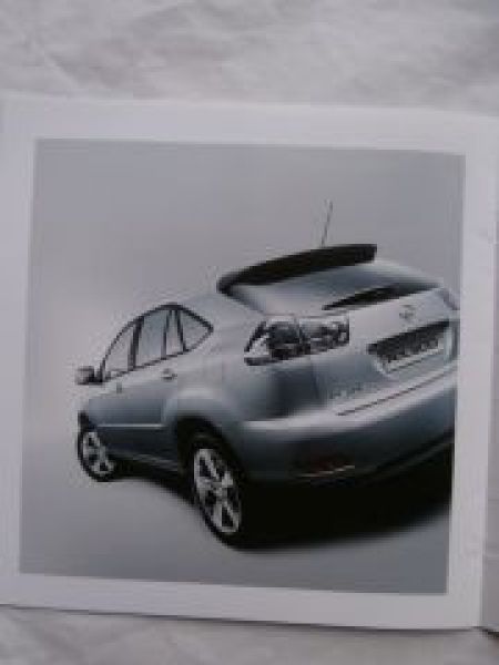 Lexus RX300 Vorabinformation Prospekt Rarität