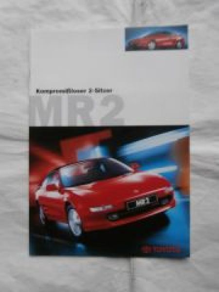 Toyota MR2 Prospekt März 1998 Rarität