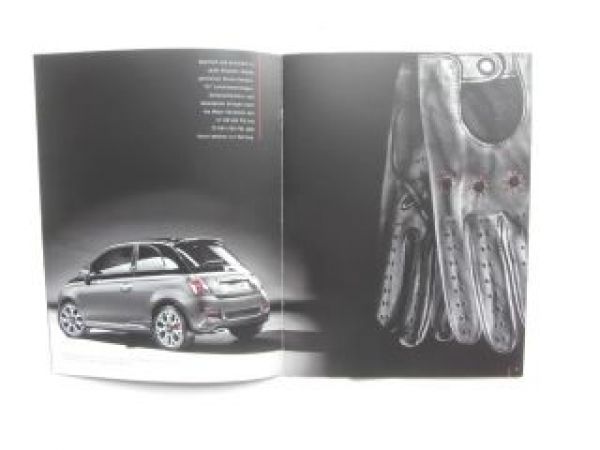 Fiat 500 GQ Sonderprospekt Juli 2013 NEU Rarität