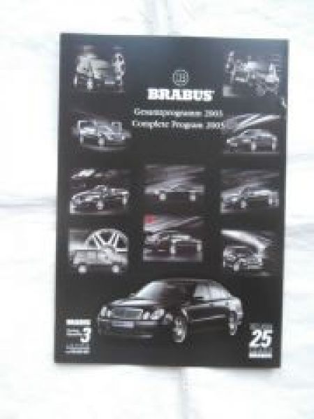 Brabus Gesamtprogramm 2003 E V12 W211,BR230,W203,W164