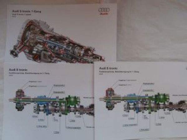 Audi TechDay Getriebe S-tronic Pressemappe Juni 2008