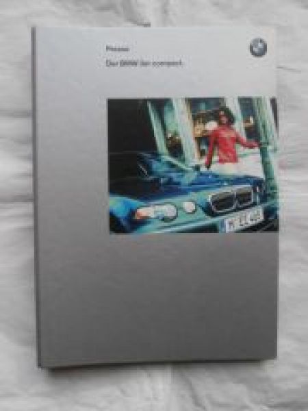 BMW 316ti 325ti compact E46 Pressemappe März 2001 Rarität