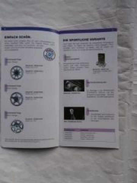 Seat Cordoba Vario Zubehör Prospekt September 1998