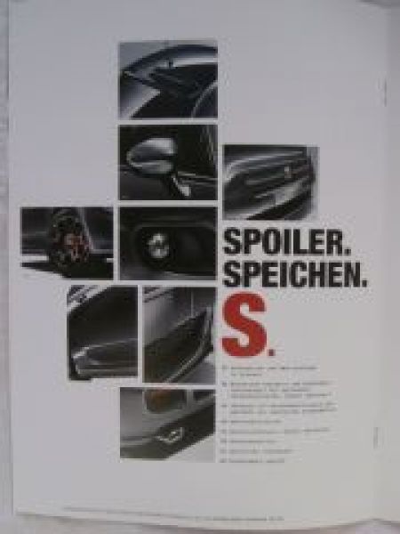 Fiat 500S Prospekt Januar 2013 NEU Brochure Rarität