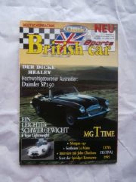 British Classic Sports Car 1/1995 Daimler SP250,E-Type Lightweig