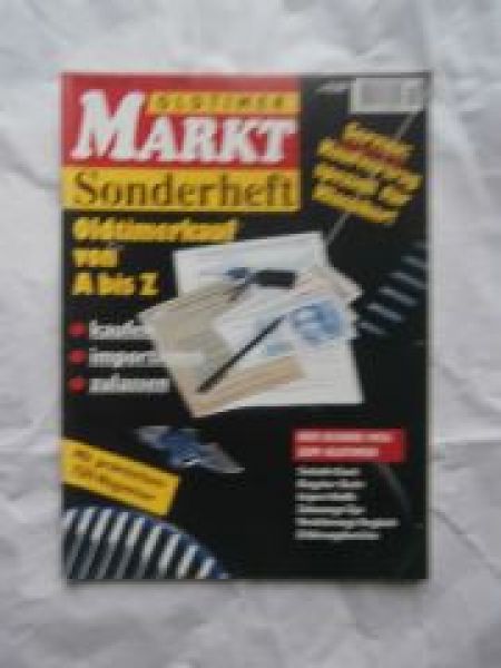 Oldtimer Markt Sonderheft Nr.15 1995 Oldtimerkauf von A-Z