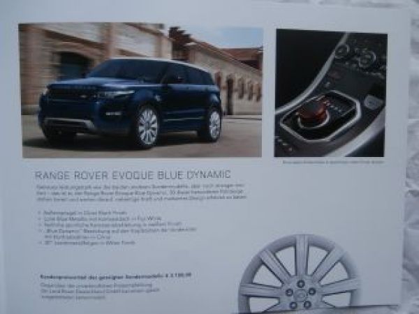 Land Rover Range Rover Evoque Dynamics Sondermodelle 9/2013