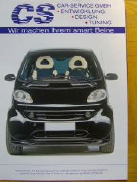 CS Car Service smart Tuning Prospekt+Preise 12/2000